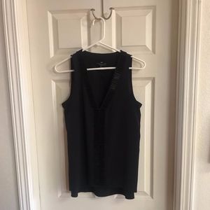 Black Beaded Tank Sz Small